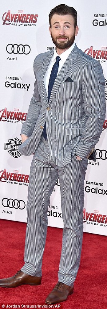 Chris Evans la premiera Avengers: Age of Ultron
