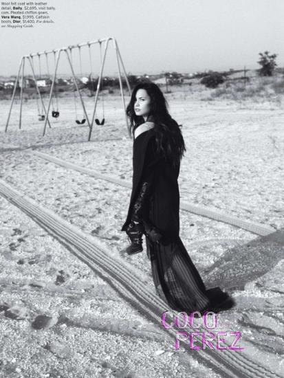 Demi Lovato in numarul de septembrie al revistei Elle