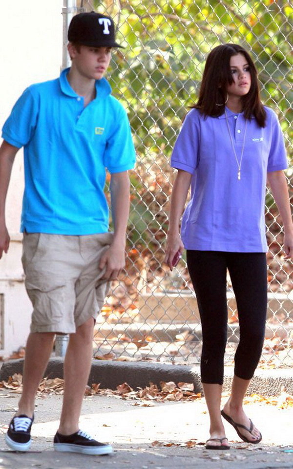 Justin Bieber si Selena la Zoo