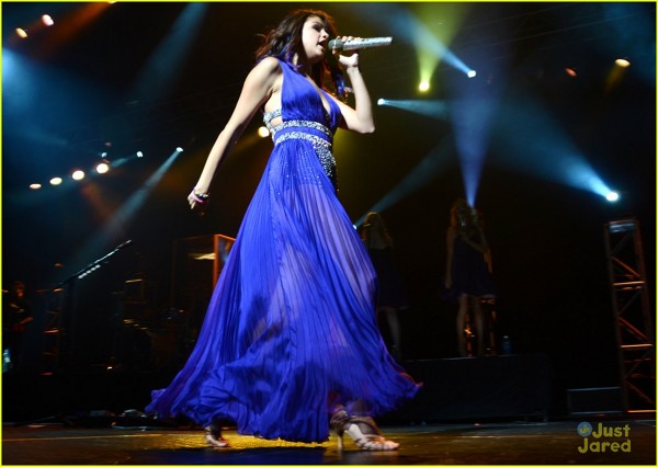 Selena Gomez in concert in Puerto Rico