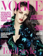 Kristen Stewart pe coperta revistei Vogue