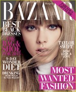 Taylor Swift pe coper revistei Harper's Bazaar