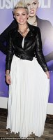 Miley Cyrus la lansarea revistei Cosmopolitan