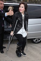 Demi Lovato a ajuns la Londra