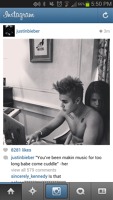 Justin Bieber a postat o poza cu Selena Gomez pe Instagram