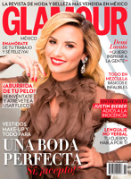 Demi Lovato pe coperta revistei Glamour Mexic