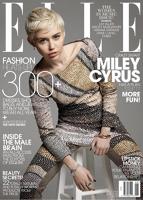 Miley Cyrus pe coperta revistei Elle