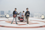 Jonas Brothers, in concert pe acoperis
