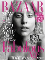 Lady Gaga pe coperta revistei Harper's Bazaar