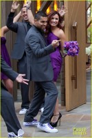 Deli Lovato si Wilmer Valderrama la nunta lui Tiffany Thornton