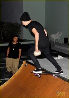 Justin Bieber pe rampa