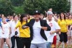 Alex Velea a organizat cel mai mare flashmob din Romania