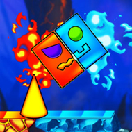 Fire and Water Geometry Dash