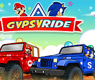 Jeeps Ride Mario vs Sonic