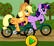 Little Pony Bike Racing