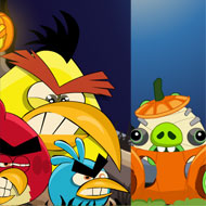 Angry Birds War of Pumpkin