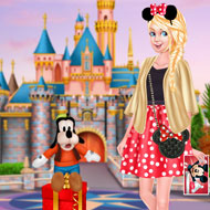 Barbie Visits Disneyland