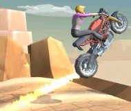 Cartoon Moto Stunt