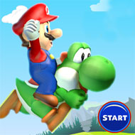 Flappy Mario and Yoshi