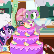 My Little Pony Cooking Cake