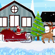 Santa and Rudolph Sleigh Ride