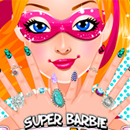 Super Barbie Super Nails
